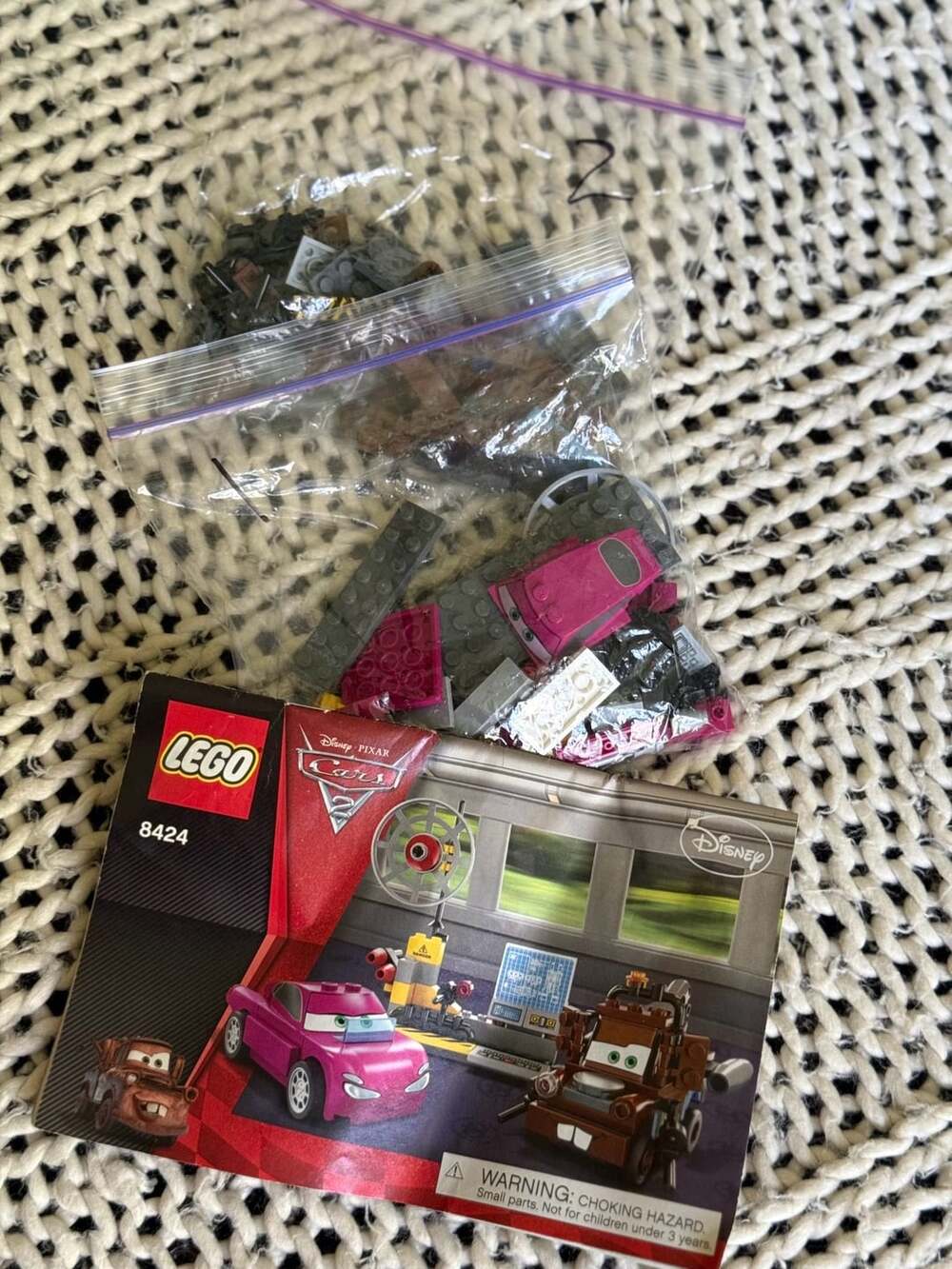 LEGO Cars 2 Mater's Spy Zone Set 8424 100% Complete w/ Sorted Bags and Manual